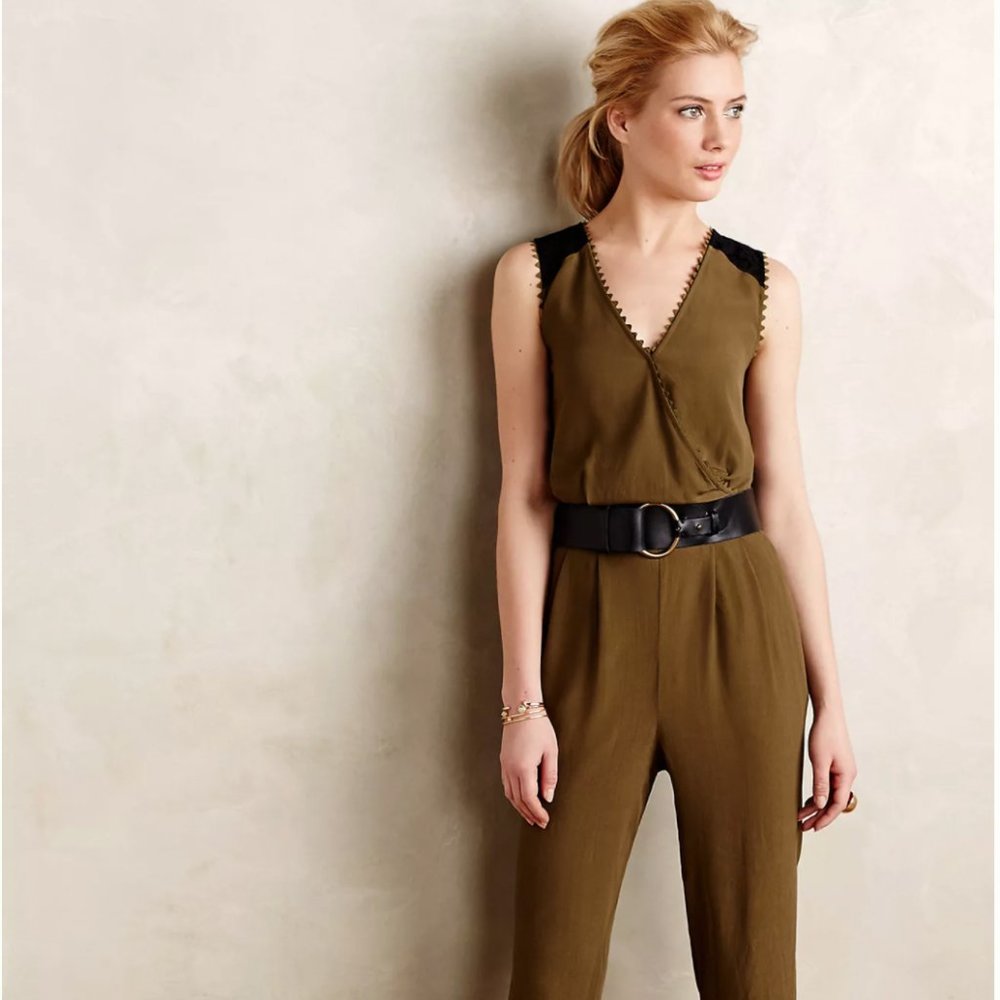 Anthropologie Leifsdottir Sani Lace Jumpsuit
